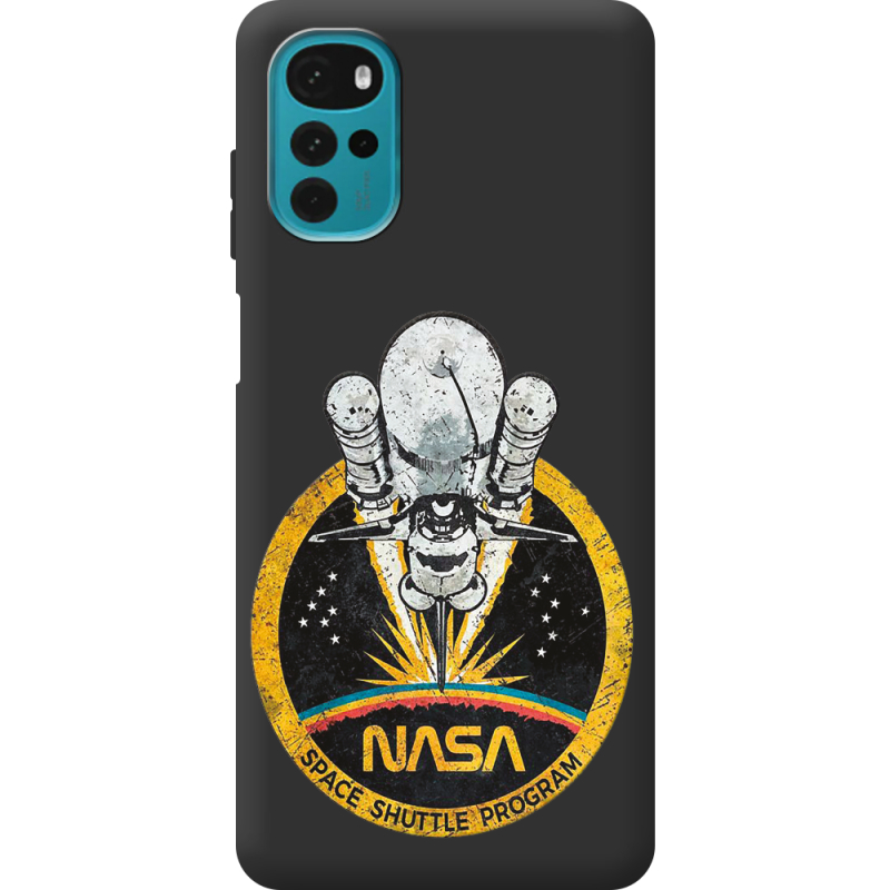 Черный чехол BoxFace Motorola G22 NASA Spaceship