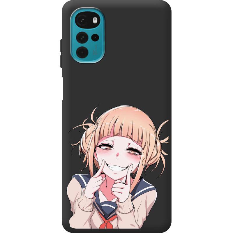 Черный чехол BoxFace Motorola G22 Himiko Toga Smile