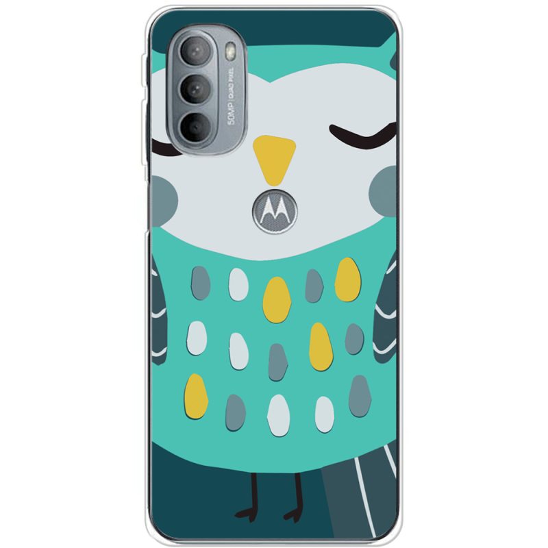 Чехол BoxFace Motorola G31 Green Owl