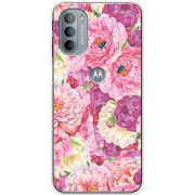 Чехол BoxFace Motorola G31 Pink Peonies