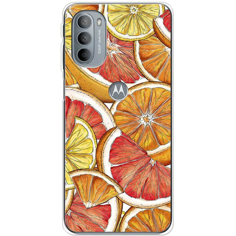Чехол BoxFace Motorola G31 Citrus Pattern