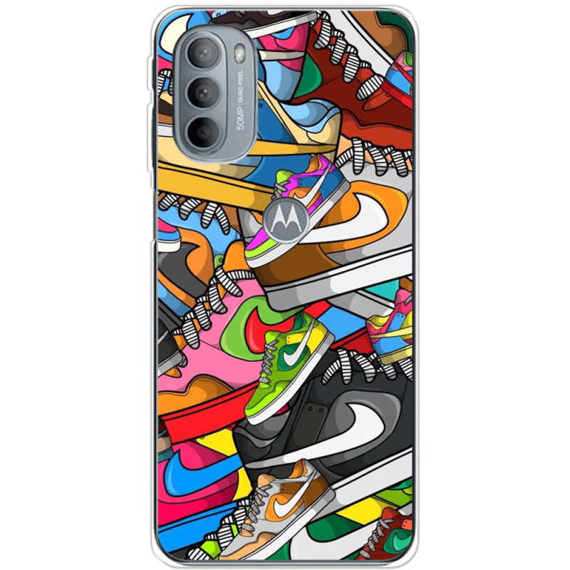 Чехол BoxFace Motorola G31 Sneakers