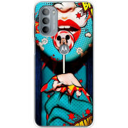 Чехол BoxFace Motorola G31 Girl Pop Art