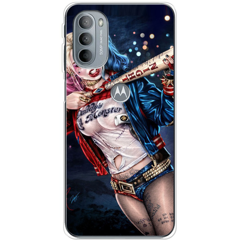 Чехол BoxFace Motorola G31 Harley Quinn