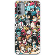 Чехол BoxFace Motorola G31 Anime Stickers