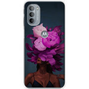 Чехол BoxFace Motorola G31 Exquisite Purple Flowers