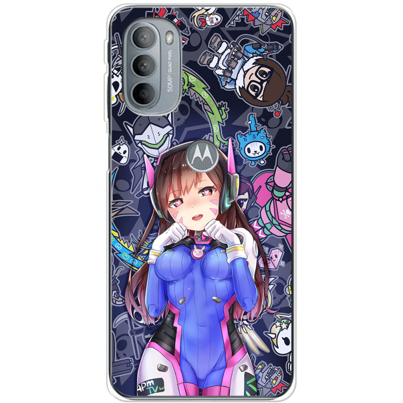 Чехол BoxFace Motorola G31 Overwatch D.VA