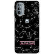 Чехол BoxFace Motorola G31 Blackpink автограф