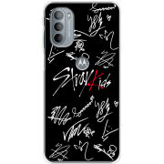 Чехол BoxFace Motorola G31 Stray Kids автограф