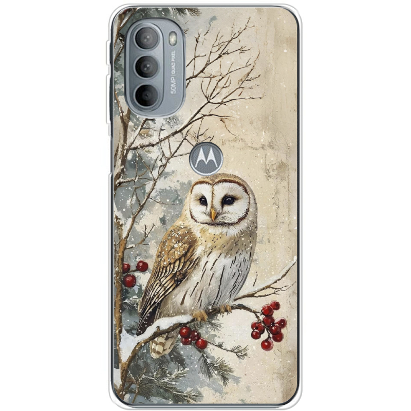 Чехол BoxFace Motorola G31 Christmas Owl