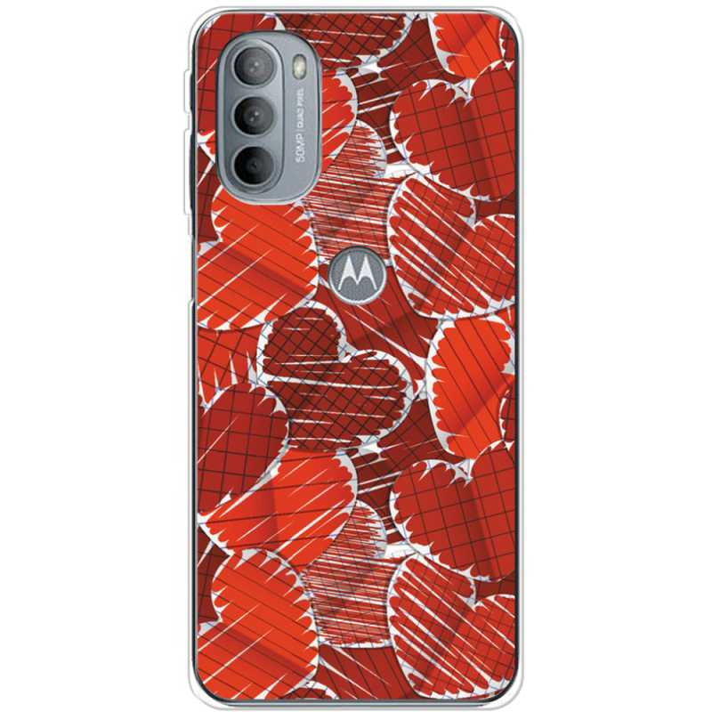 Чехол BoxFace Motorola G31 Heart Strings