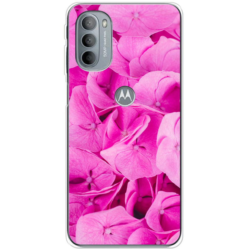 Чехол BoxFace Motorola G31 Pink Flowers