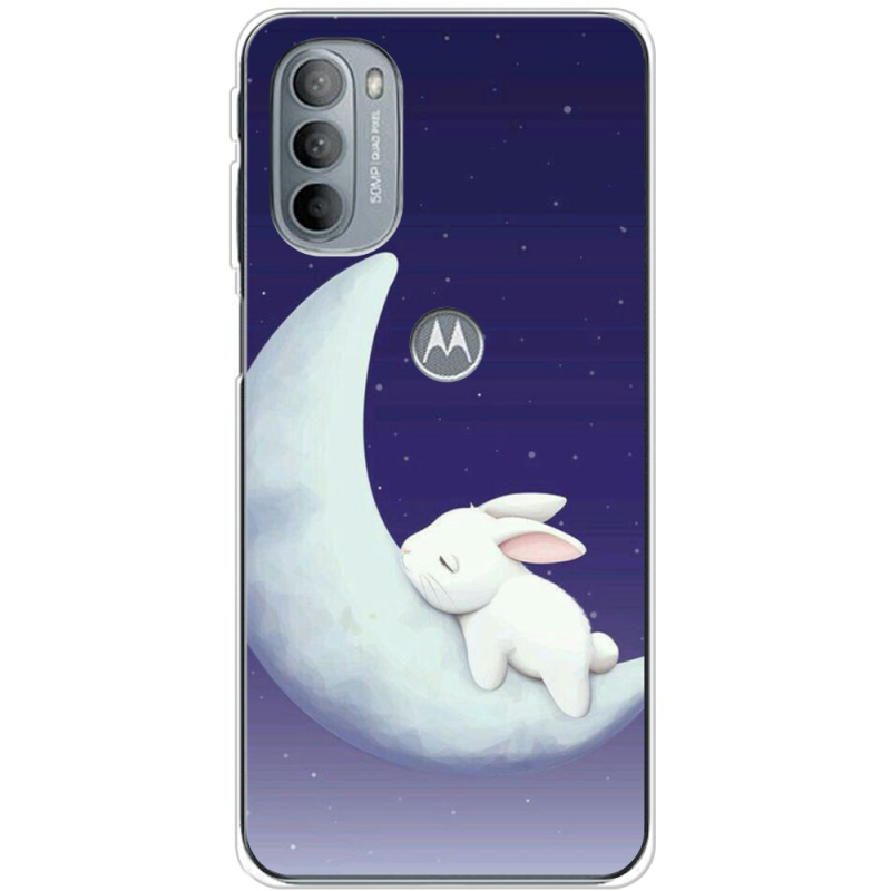 Чехол BoxFace Motorola G31 Moon Bunny