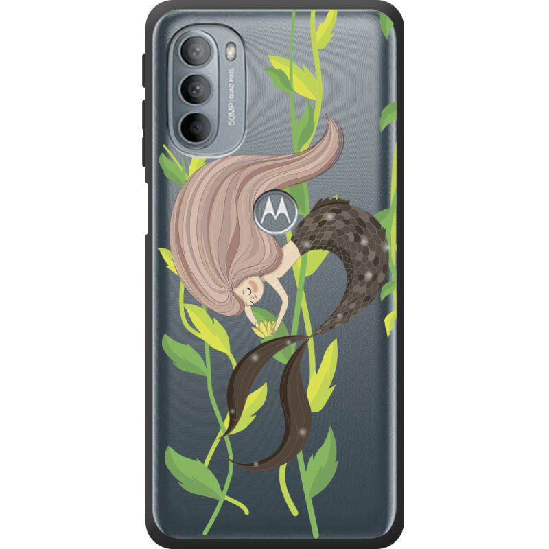 Прозрачный чехол BoxFace Motorola G31 Cute Mermaid