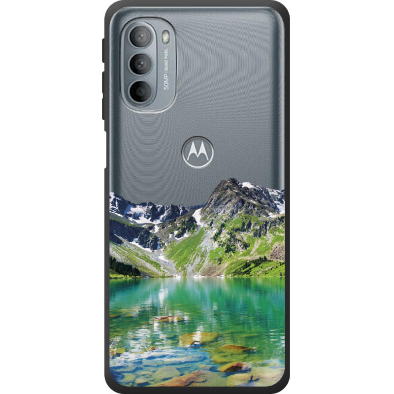 Прозрачный чехол BoxFace Motorola G31 Green Mountain