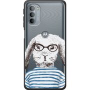 Прозрачный чехол BoxFace Motorola G31 MR. Rabbit