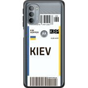 Прозрачный чехол BoxFace Motorola G31 Ticket Kiev