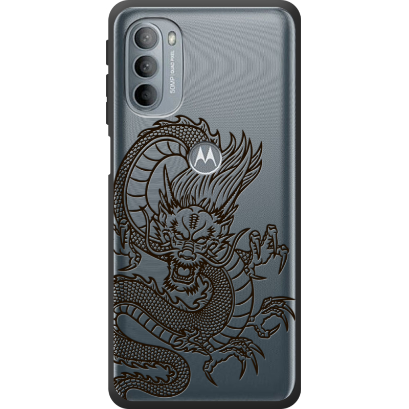 Прозрачный чехол BoxFace Motorola G31 Chinese Dragon