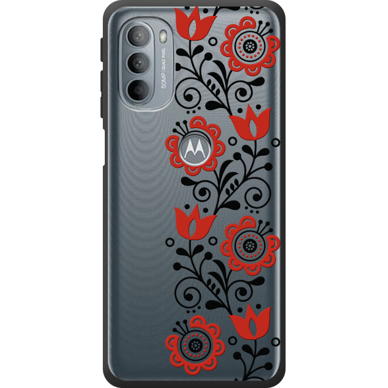 Прозрачный чехол BoxFace Motorola G31 Ethno Ornament