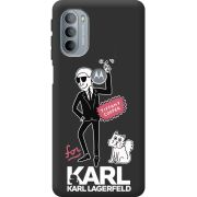 Черный чехол BoxFace Motorola G31 For Karl