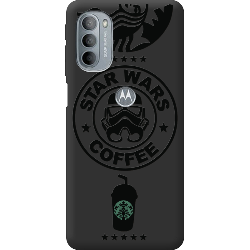 Черный чехол BoxFace Motorola G31 Dark Coffee