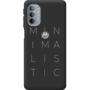 Черный чехол BoxFace Motorola G31 Minimalistic