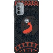 Черный чехол BoxFace Motorola G31 Ornament