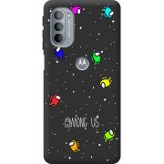 Черный чехол BoxFace Motorola G31 Among Us Invisible