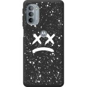 Черный чехол BoxFace Motorola G31 Sad Way