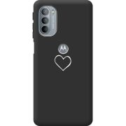 Черный чехол BoxFace Motorola G31 My Heart