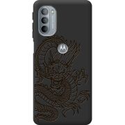 Черный чехол BoxFace Motorola G31 Chinese Dragon