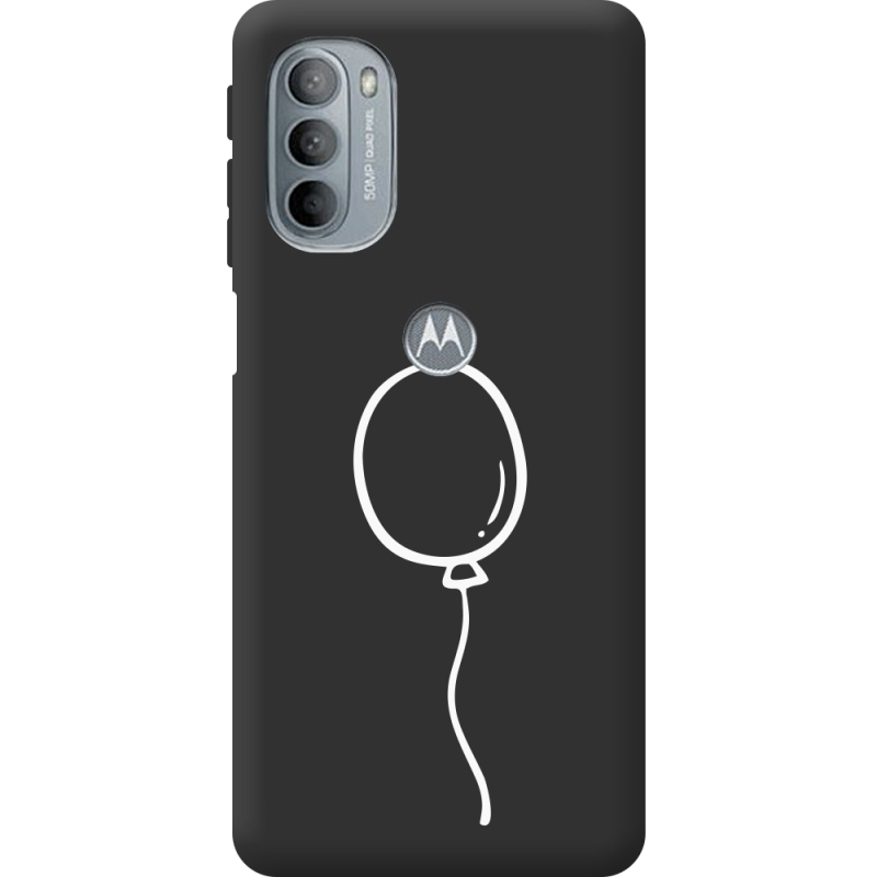 Черный чехол BoxFace Motorola G31 Balloon