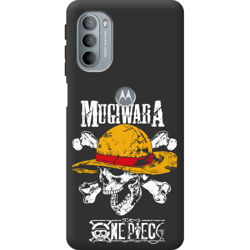 Черный чехол BoxFace Motorola G31 One Piece Большой куш