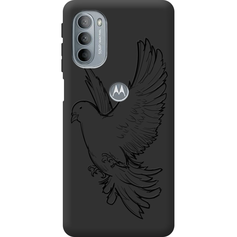 Черный чехол BoxFace Motorola G31 Dove