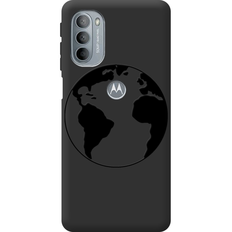 Черный чехол BoxFace Motorola G31 Earth