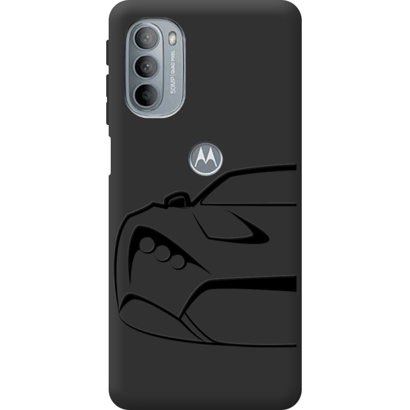 Черный чехол BoxFace Motorola G31 Sportcar