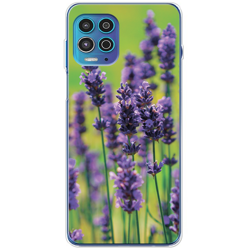 Чехол BoxFace Motorola G100 Green Lavender