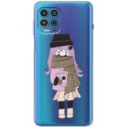 Прозрачный чехол BoxFace Motorola G100 Winter Morning Girl