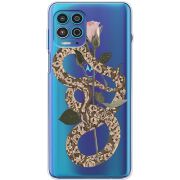 Прозрачный чехол BoxFace Motorola G100 Glamor Snake