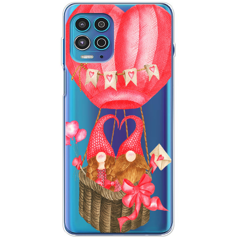 Прозрачный чехол BoxFace Motorola G100 Valentine Dwarfs