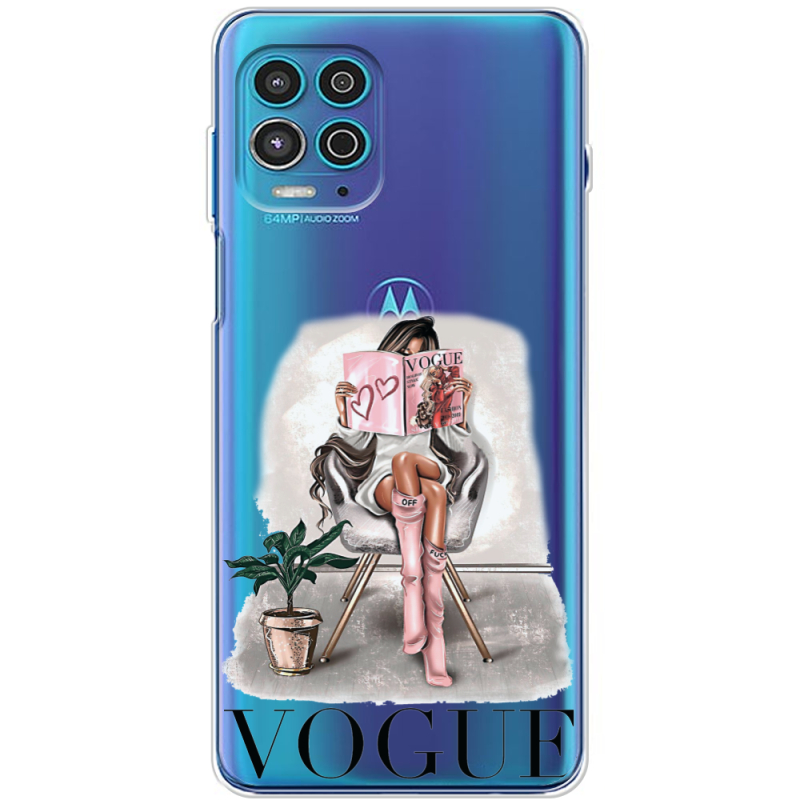 Прозрачный чехол BoxFace Motorola G100 VOGUE