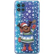 Прозрачный чехол BoxFace Motorola G100 Christmas Deer with Snow