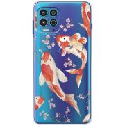 Прозрачный чехол BoxFace Motorola G100 Japanese Koi Fish