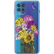 Прозрачный чехол BoxFace Motorola G100 My Bouquet