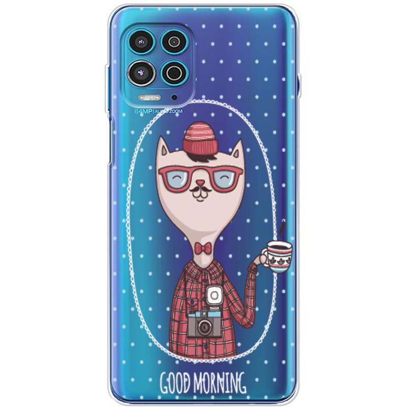 Прозрачный чехол BoxFace Motorola G100 Good Morning