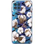 Прозрачный чехол BoxFace Motorola G100 Cotton flowers