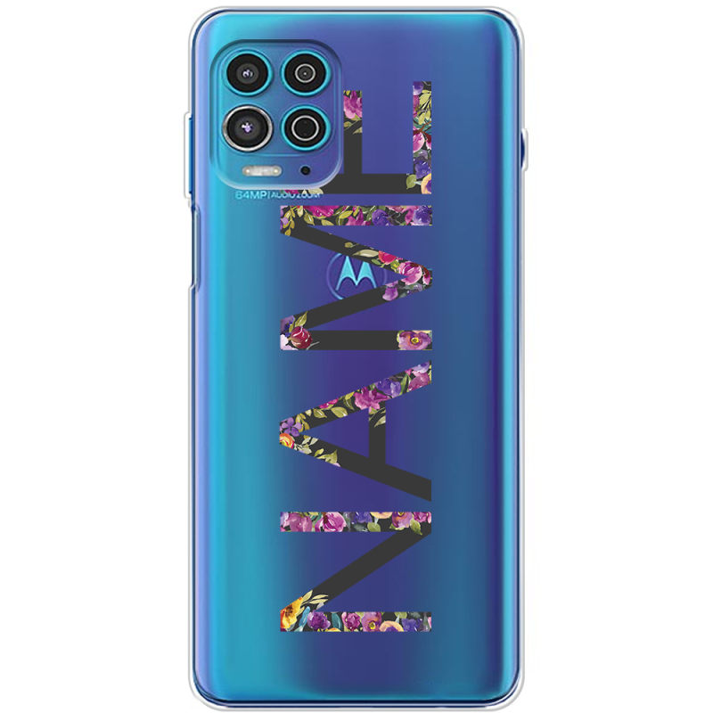 Прозрачный чехол BoxFace Motorola G100 Именной