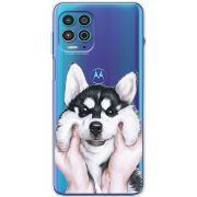 Прозрачный чехол BoxFace Motorola G100 Husky