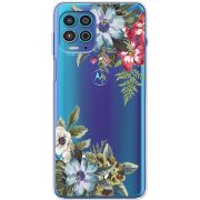 Прозрачный чехол BoxFace Motorola G100 Floral