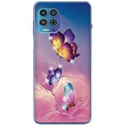 Чехол со стразами Motorola G100 Butterflies